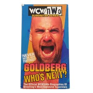 WCW/NWO Superstar Series: Goldberg - Who's Next? (VHS, 1998) Wrestling - GOOD